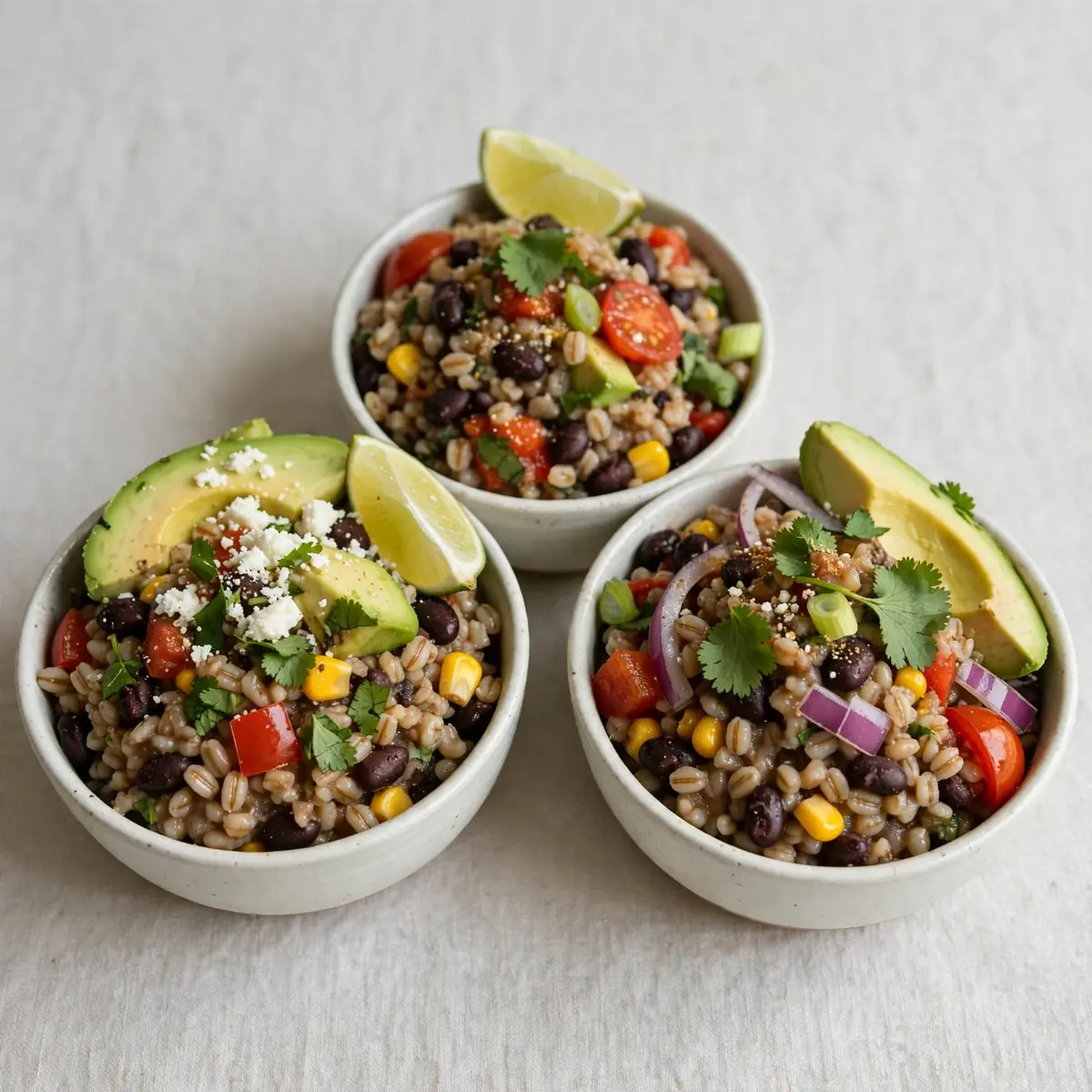 Cosy Weekend Project: Barley and Black Bean Fiesta Bowl
