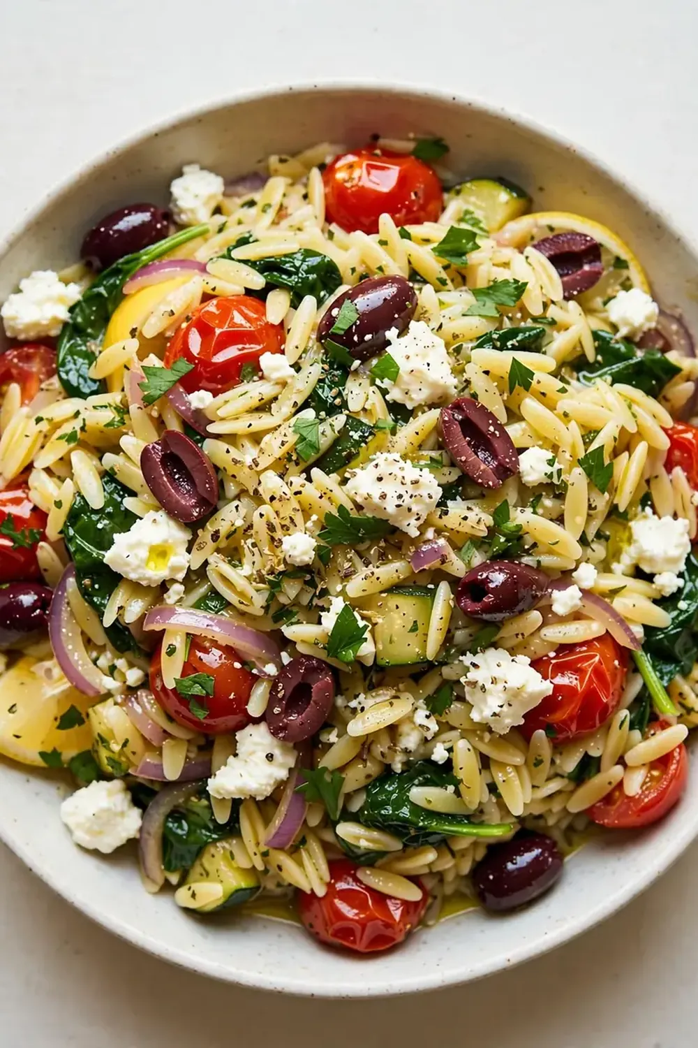One-Pot Mediterranean Greek Pasta