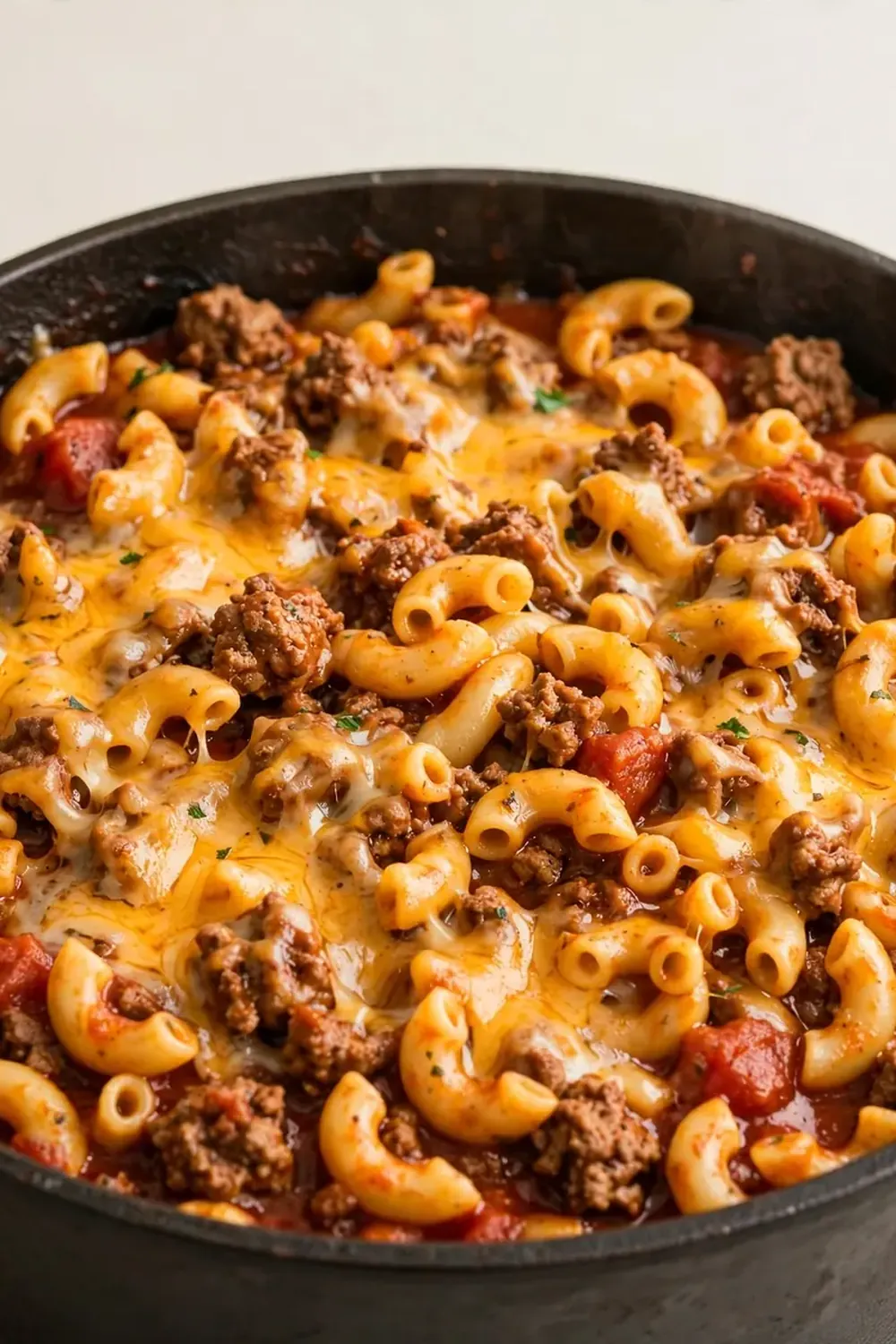 One-Pot Beef Chili Macaroni