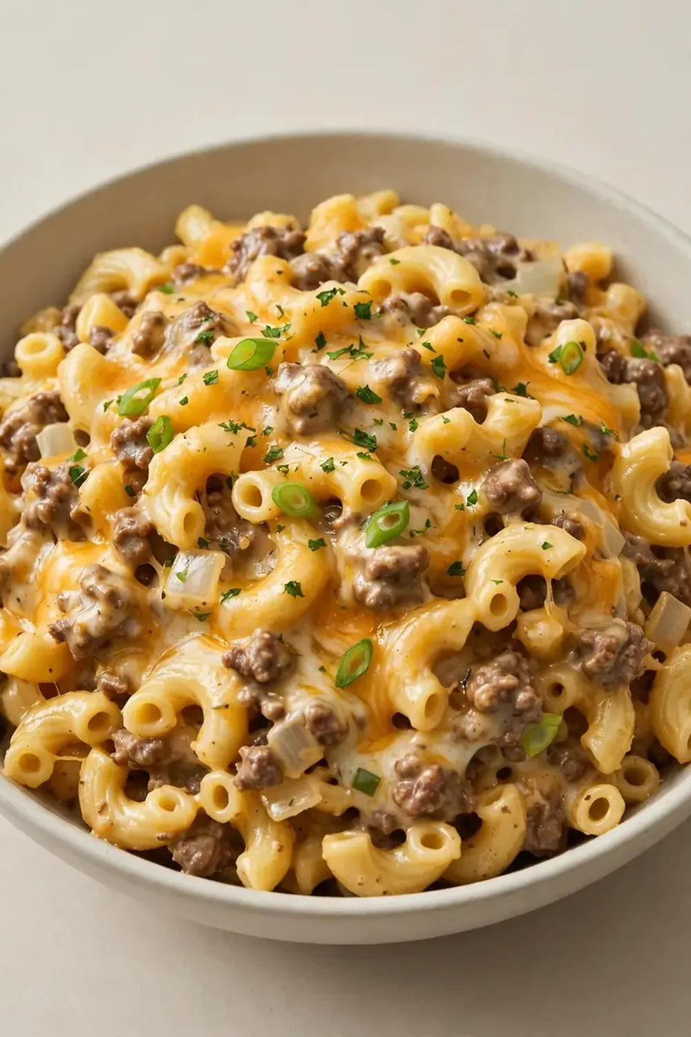 One-Pot Cheeseburger Pasta