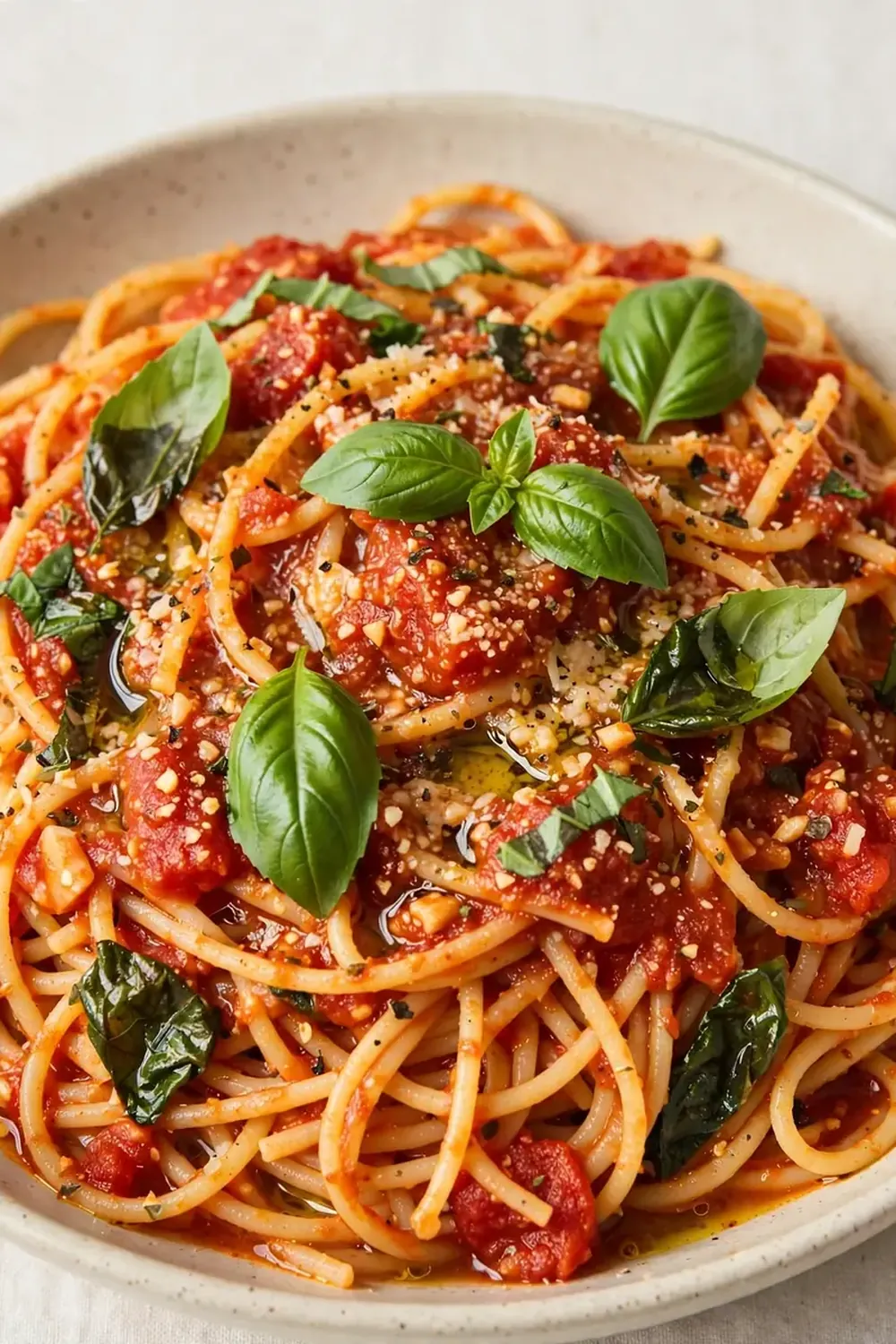 One-Pot Tomato Basil Spaghetti