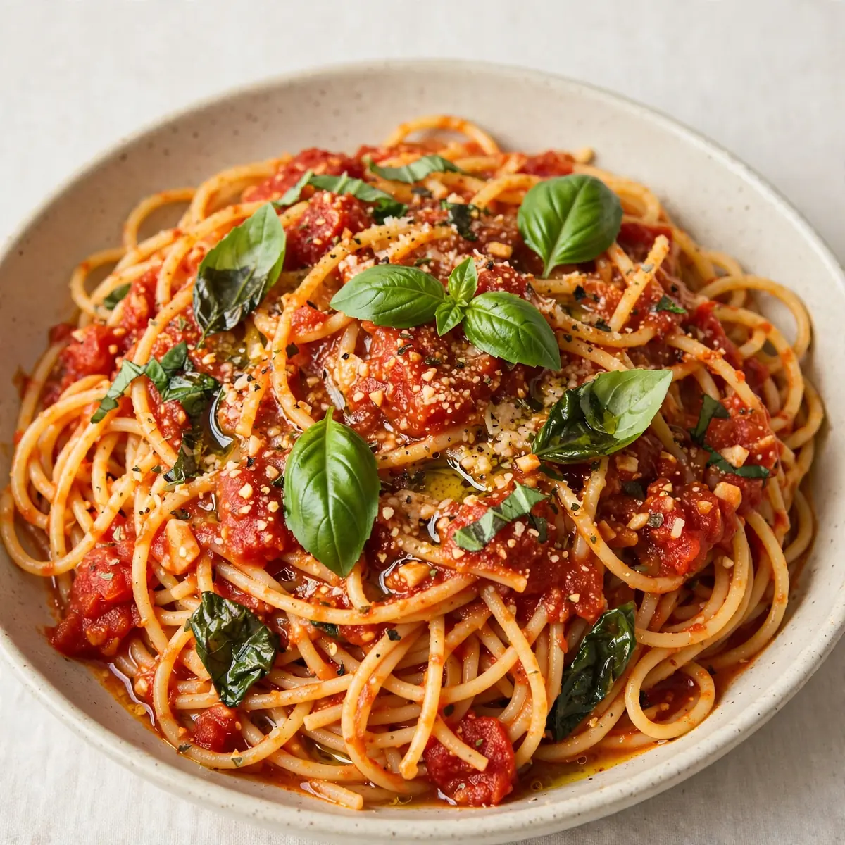 Cozy Weekend One-Pot Tomato Basil Spaghetti