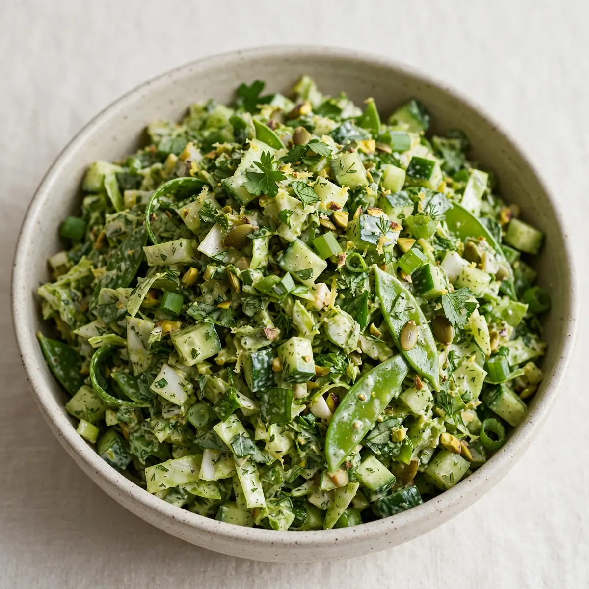 Cozy Weekend Project: Chopped Green Goddess Salad