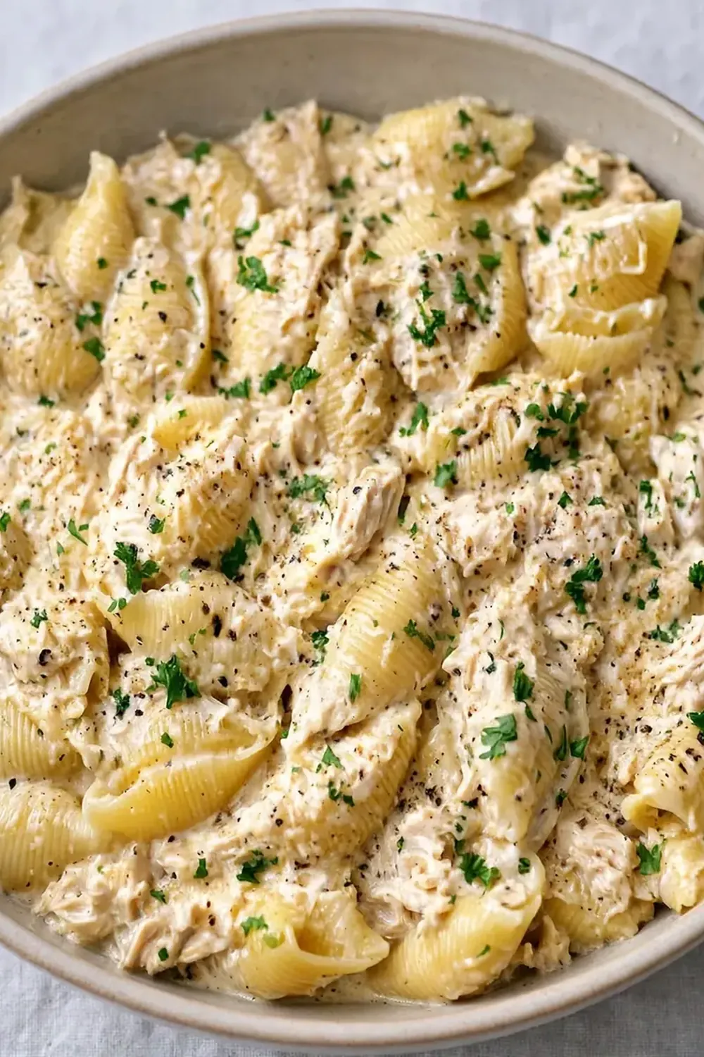 One-Pot Garlic Parmesan Chicken and Shells