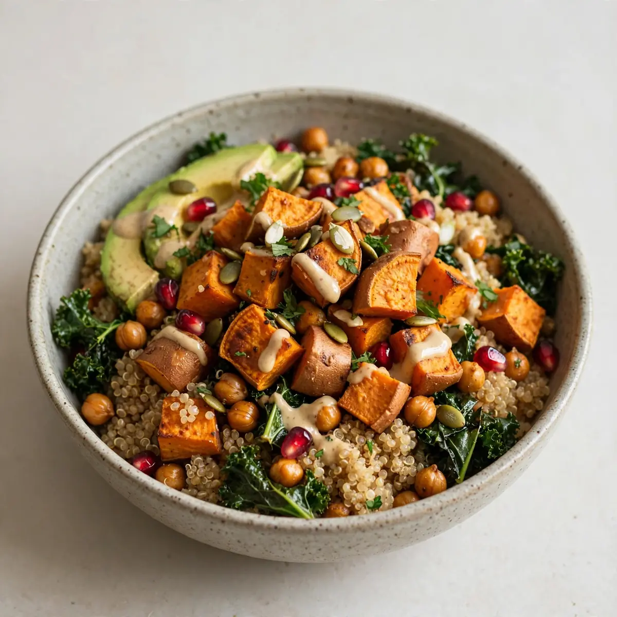 Cozy Weekend Project Warm Quinoa and Sweet Potato Harvest Bowl