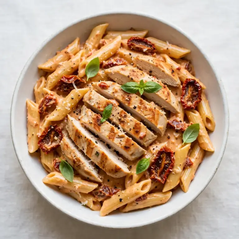Creamy Sun-Dried Tomato Chicken Penne: A Cozy Weekend Aroma Project