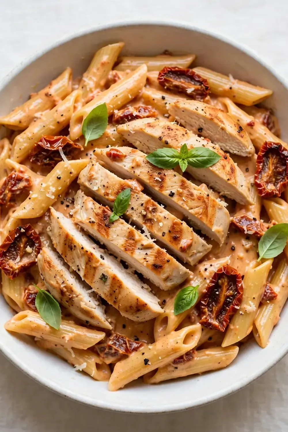 Creamy Sun-Dried Tomato Chicken Penne