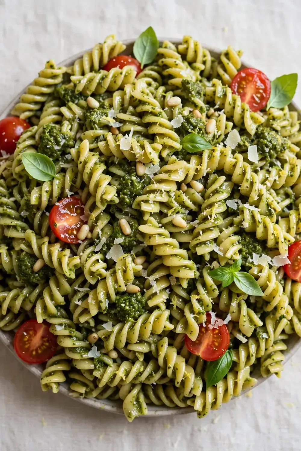 easy summer pasta with pesto