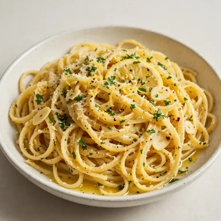 Lemon Garlic Butter Sauce Pasta