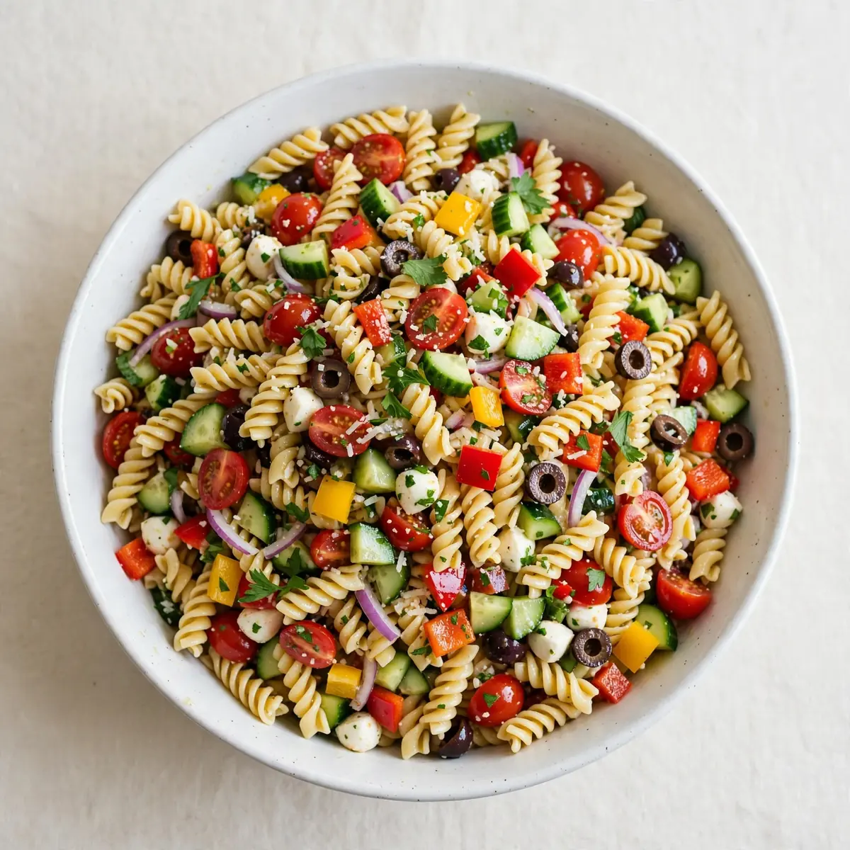 No Bake Pasta Salad Potluck