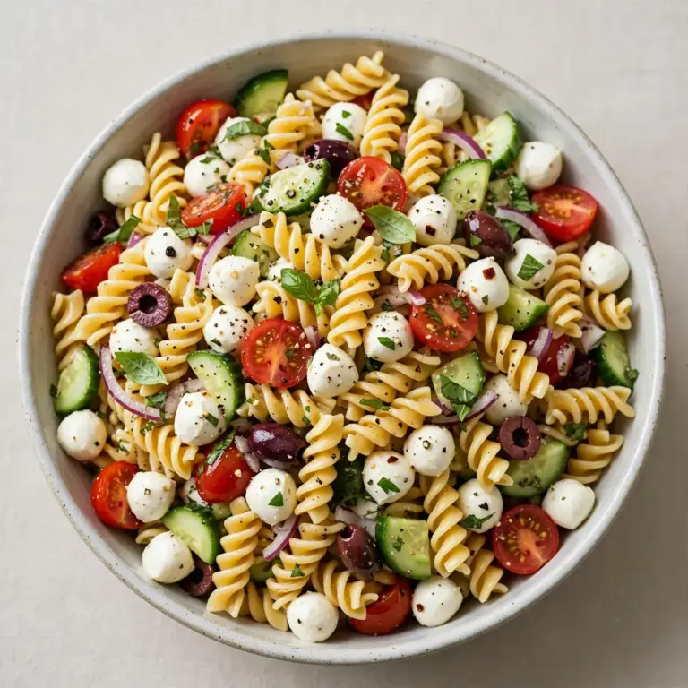 Pasta Salad Fresh Mozzarella Pearls