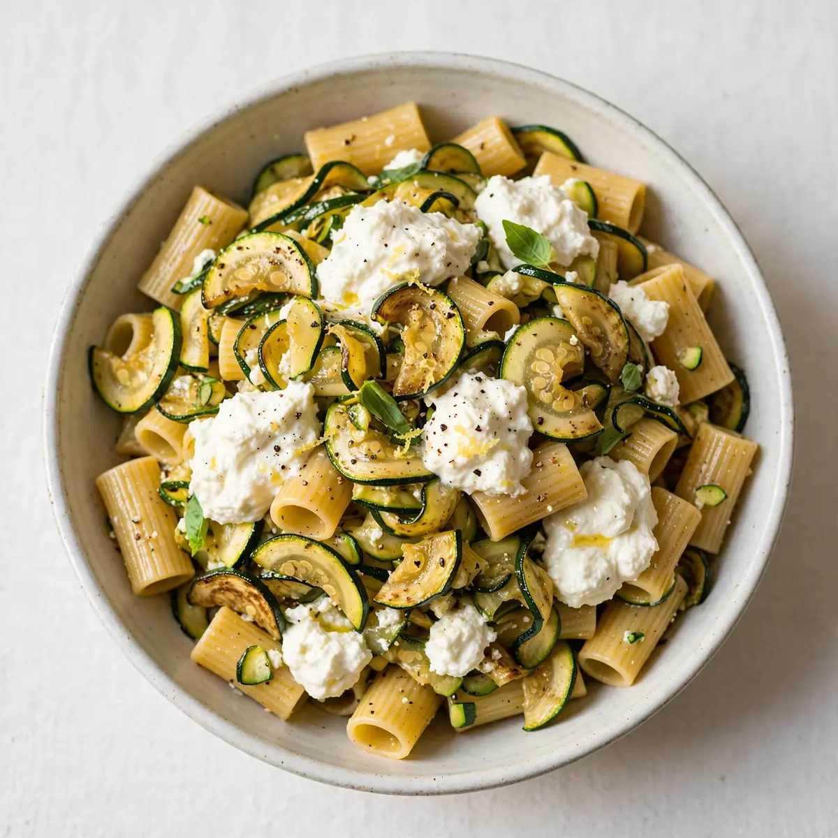 Pasta With Zucchini And Ricotta