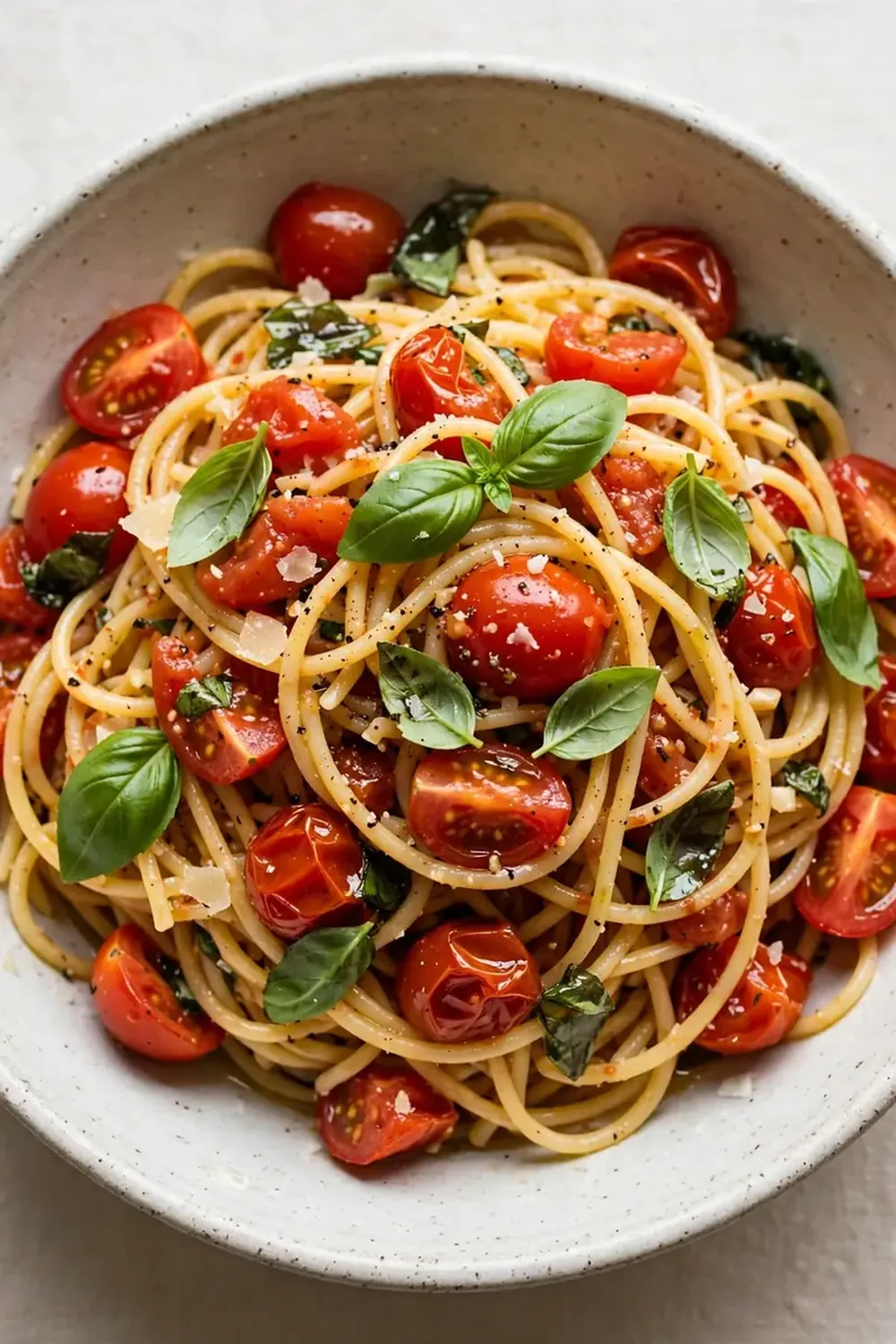 quick summer tomato basil pasta