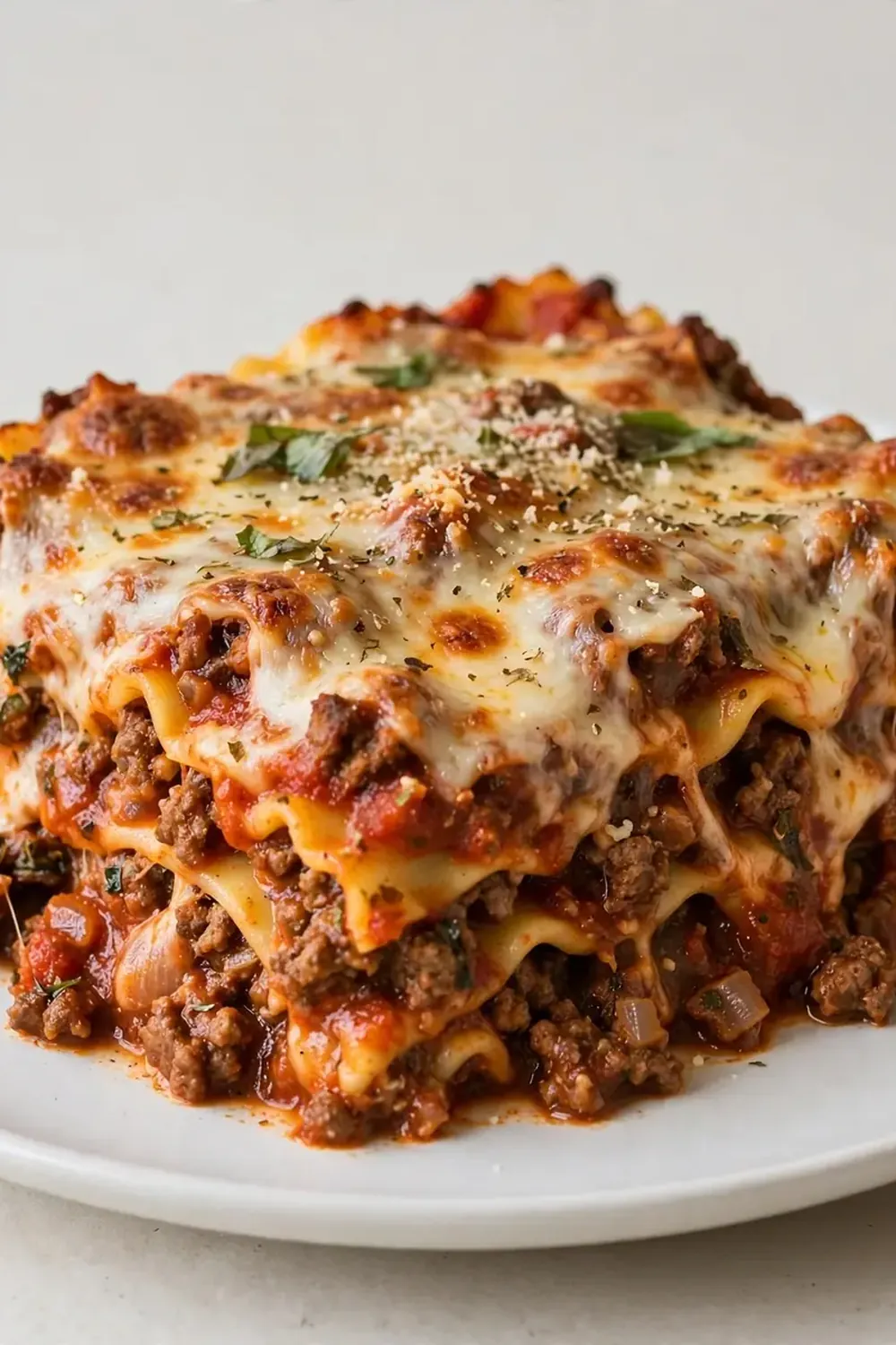 Classic Ground Beef Lasagna