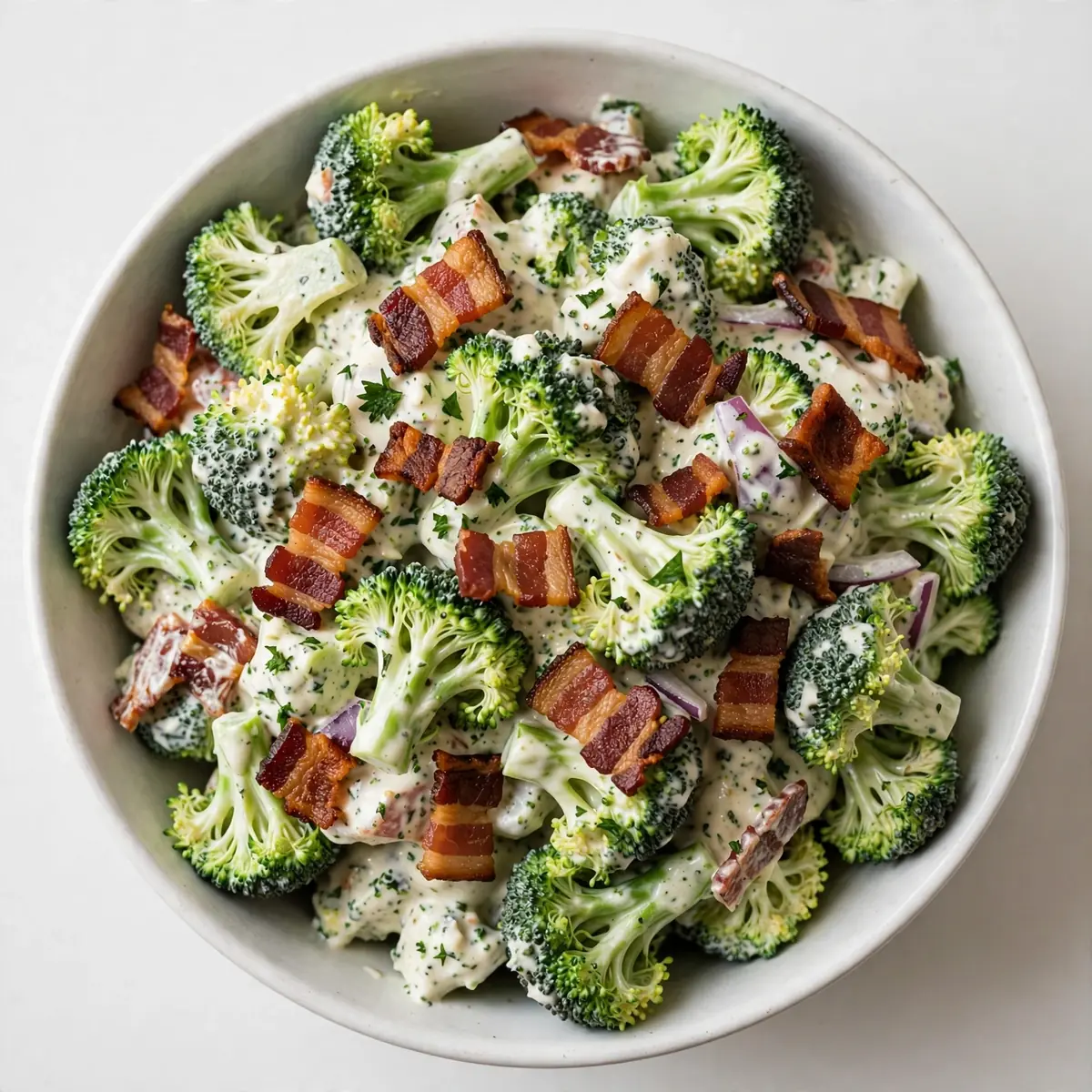Slow Weekend Project: Creamy Broccoli Bacon Salad
