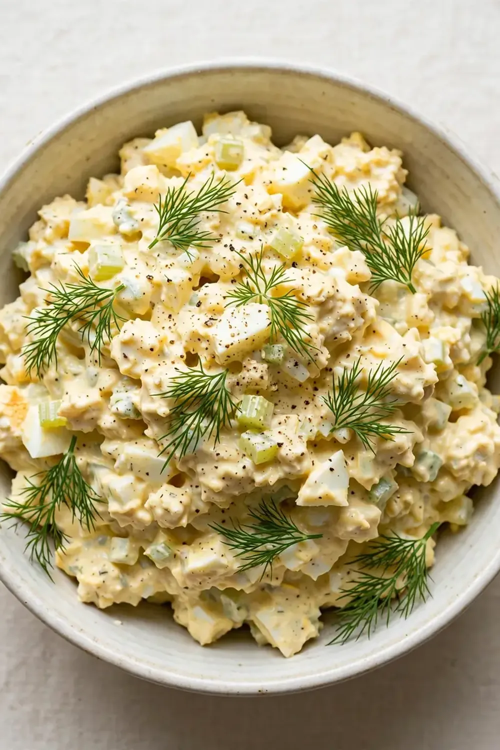 Creamy Egg Salad with Fresh Dill
