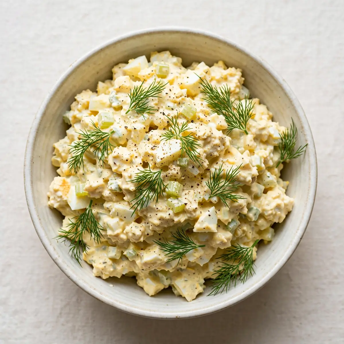 The Aroma of Weekend Comfort: Creamy Egg Salad with Fresh Dill