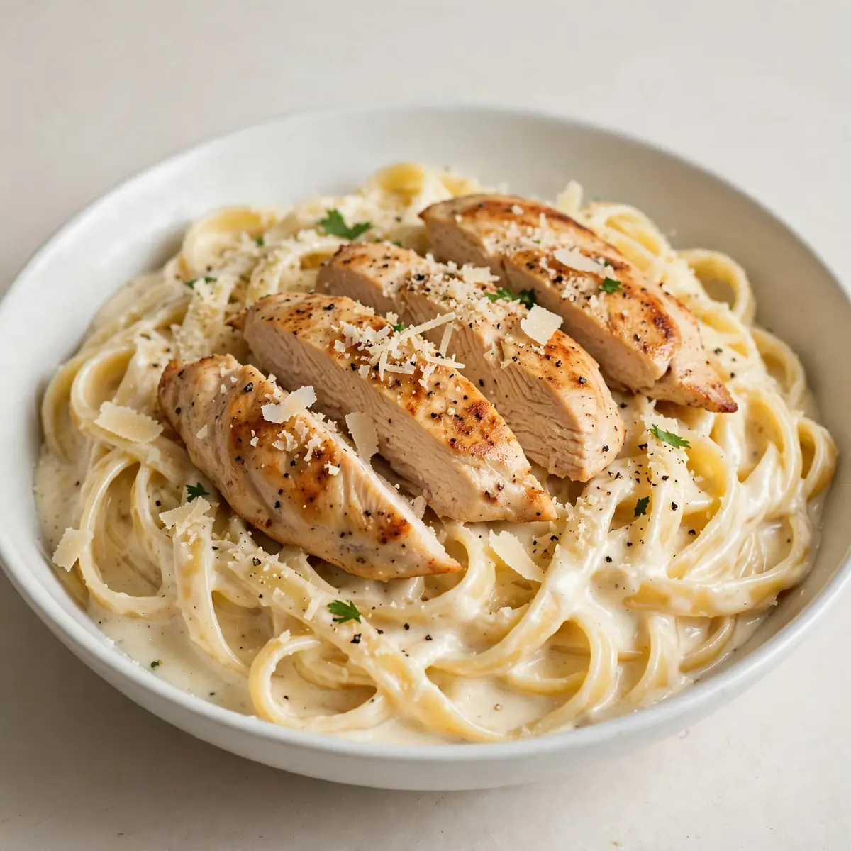 The Cozy Aroma of Homemade Chicken Fettuccine Alfredo