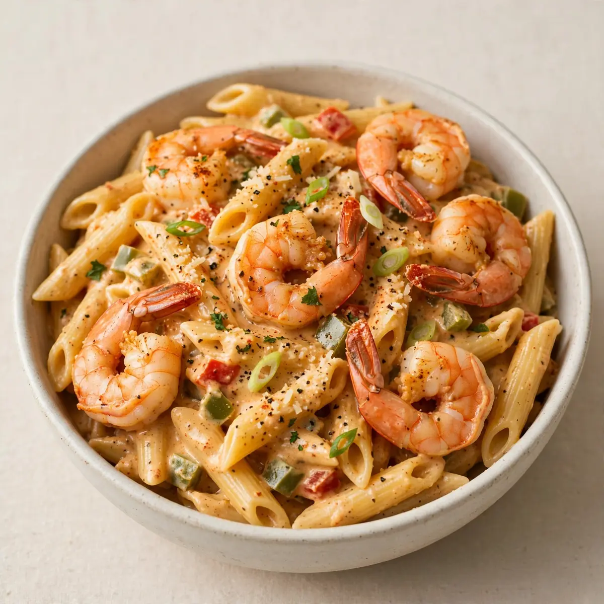 Weekend Comfort Creamy Cajun Shrimp Pasta