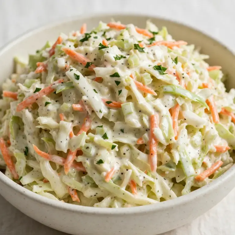 Weekend Comfort: Southern Style Coleslaw with Warm Aromas